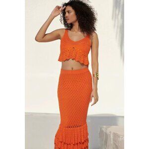 Beach Riot Skirt Small S and Top XS Crochet Polly Leigh